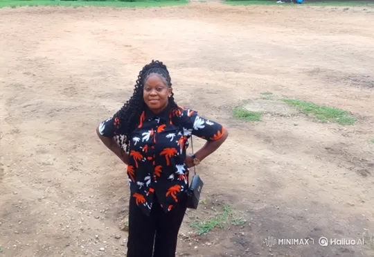 Woman boards jeep in open field, leaves tire tracks – AI Generated Video | Hailuo AI
