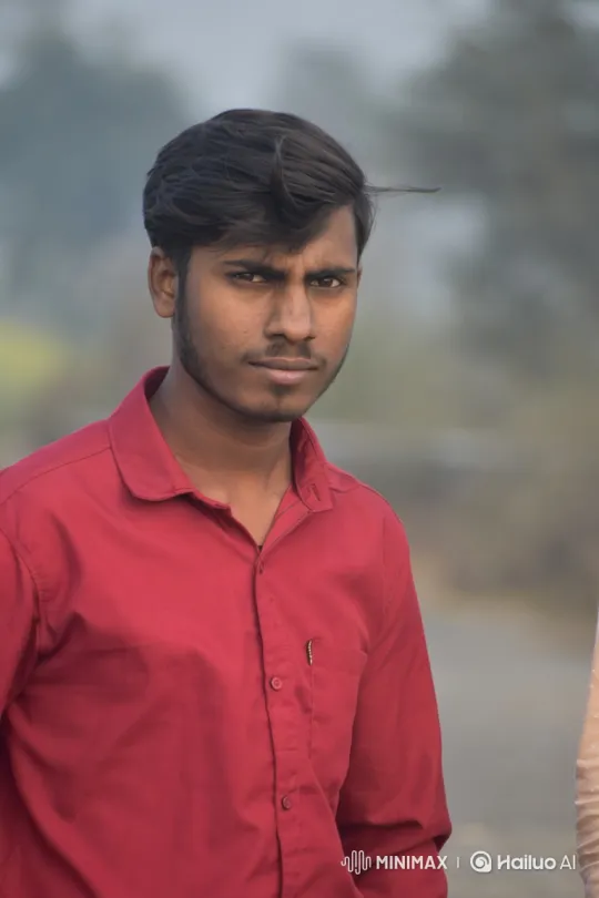 Peaceful Park Encounter: Young Couple's Serene Moment – AI Generated Video | Hailuo AI