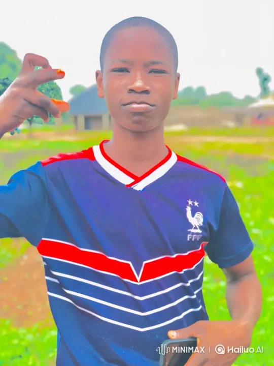 Young Black Man in Bright Field with Confident Smile – AI Generated Video | Hailuo AI