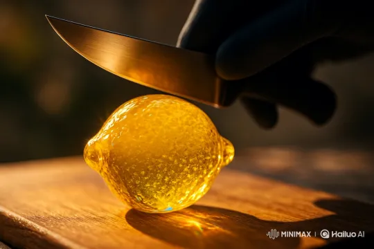 Slicing a Lemon with Precision and Grace – AI Generated Video | Hailuo AI