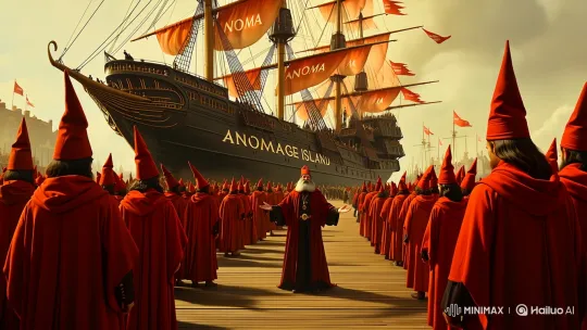Procession to the Anomage Island Sailing Ship – AI Generated Video | Hailuo AI