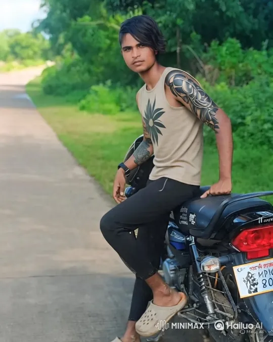 Young Man in Tattoos Becomes Confident Rolls-Royce Driver – AI Generated Video | Hailuo AI