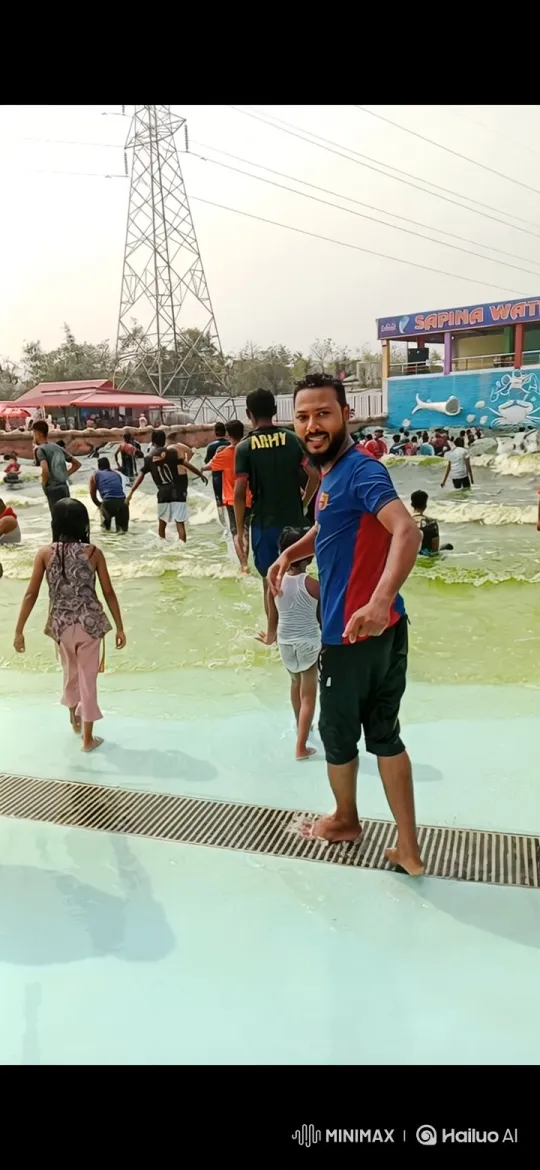 Man Drives Rolls-Royce Out of Water Park Wave Pool – AI Generated Video | Hailuo AI