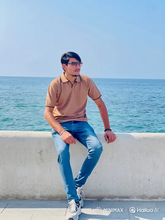 Young Couple's Quiet Connection on a Seawall – AI Generated Video | Hailuo AI