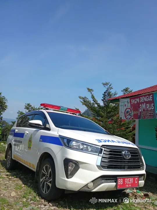Ambulance Demonstrates Air Suspension System – AI Generated Video | Hailuo AI