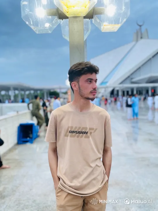 Contemplative Young Couple Shares a Moment in Overcast Plaza – AI Generated Video | Hailuo AI