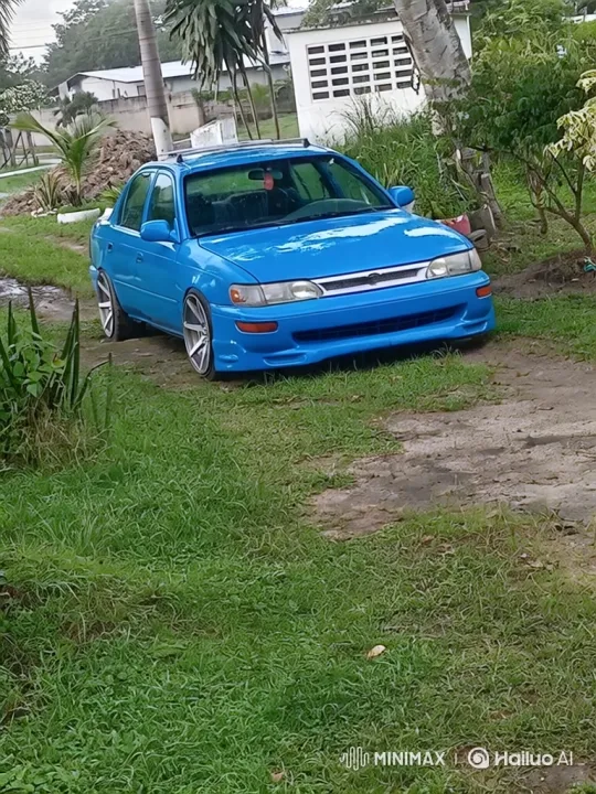 Modified Sedan Begins Journey on Lush Pathway – AI Generated Video | Hailuo AI