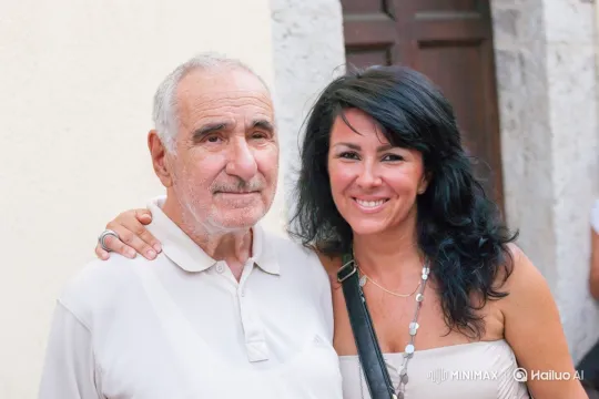 Close Bond Between Elderly Man and Younger Woman – AI Generated Video | Hailuo AI