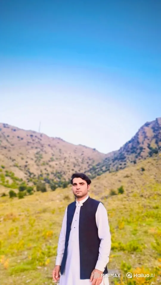 Young Couple Shares Silent Moment in Mountain Valley – AI Generated Video | Hailuo AI