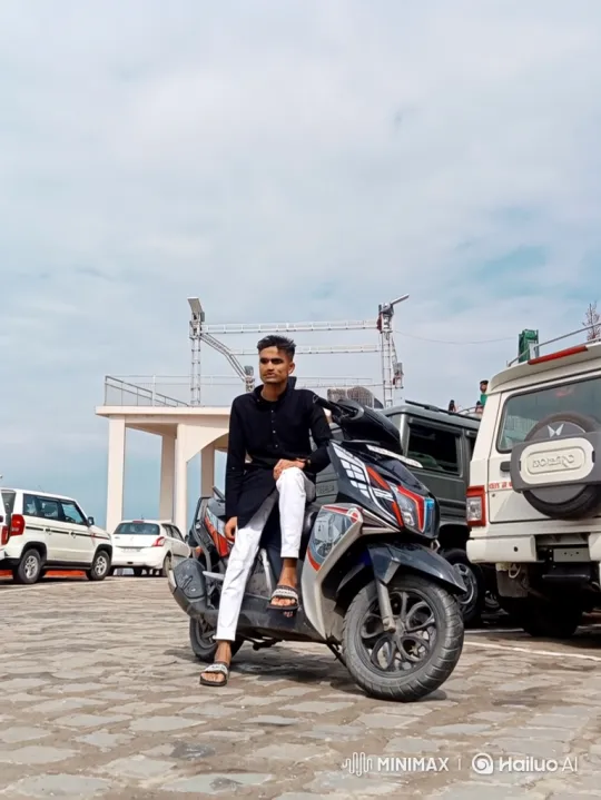 Young Man Observes BMW in Parking Lot – AI Generated Video | Hailuo AI