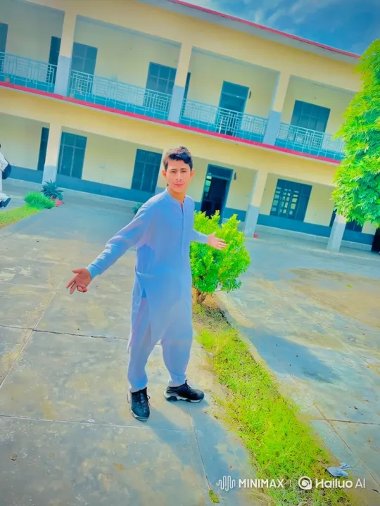 Young Couple's Serene Connection in Golden Hour Courtyard – AI Generated Video | Hailuo AI