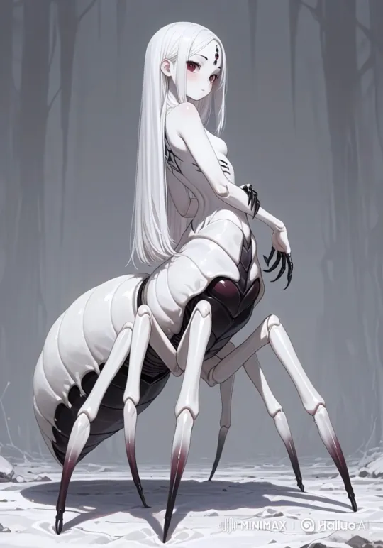 Elegant Spider-Woman Moves with Eerie Grace – AI Generated Video | Hailuo AI