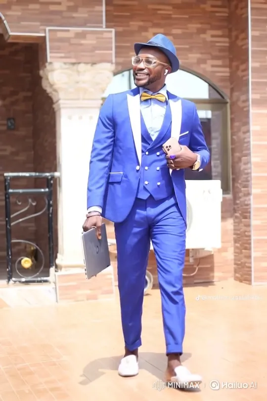 Dapper Man Gives Money, Prepares to Drive Away – AI Generated Video | Hailuo AI