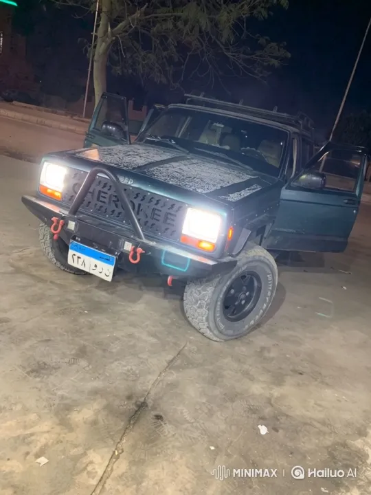 Modified Jeep Cherokee Transforms with Air Suspension – AI Generated Video | Hailuo AI