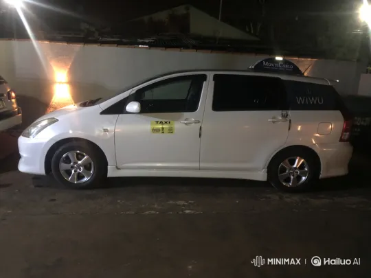 Station Wagon Taxi Lowering Its Suspension – AI Generated Video | Hailuo AI