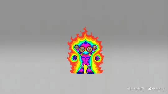 Bezerra's Colorful Transformation Animation – AI Generated Video | Hailuo AI