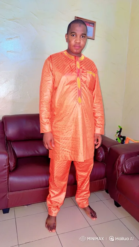 Man in Orange Outfit Prepares to Drive Yellow Sports Car – AI Generated Video | Hailuo AI
