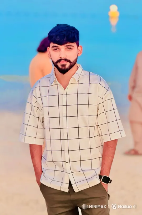Young Man on Beach with Convertible in Background – AI Generated Video | Hailuo AI