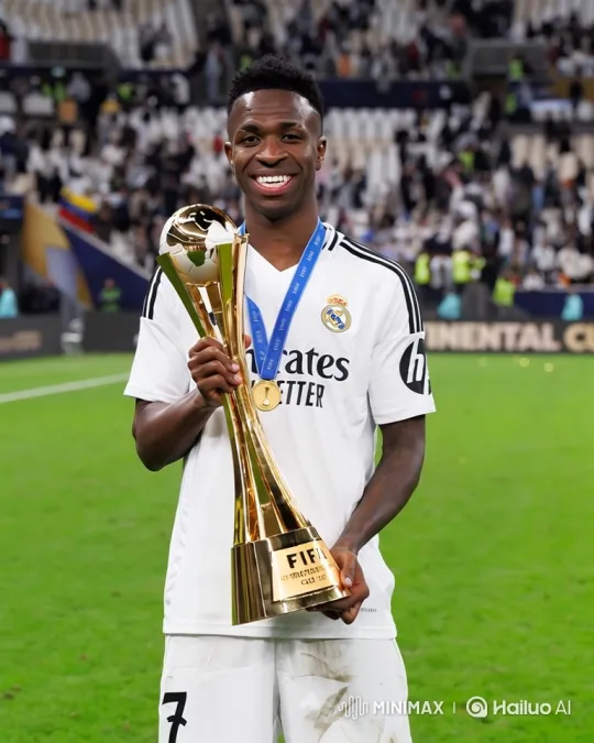 Football Champion Celebrates Victory with Loving Kiss – AI Generated Video | Hailuo AI