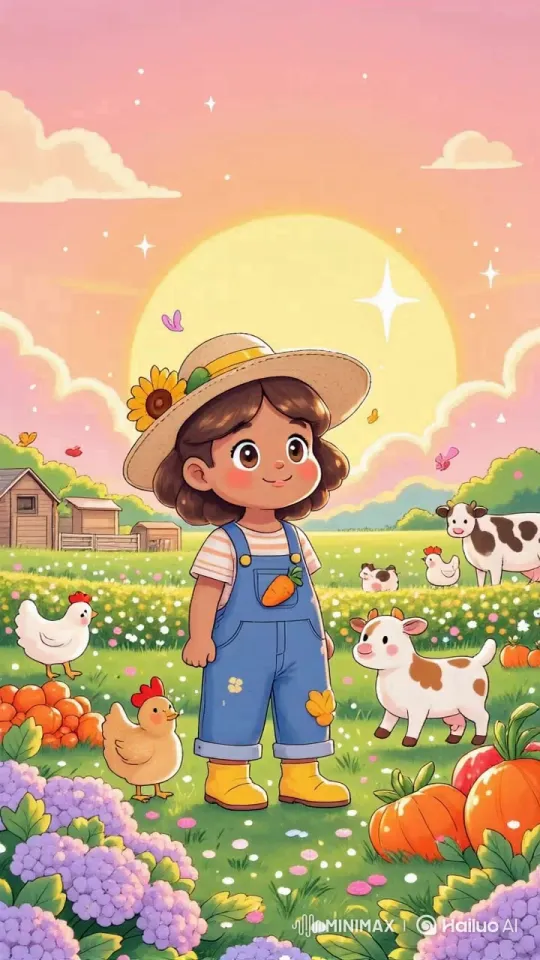The Busy Farm: A Day in the Life – AI Generated Video | Hailuo AI