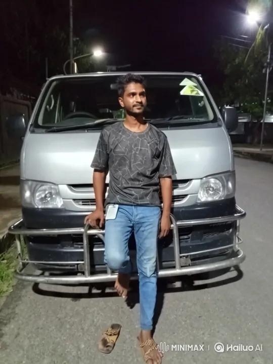 Young Man Transition from Night to Sunset Drive – AI Generated Video | Hailuo AI
