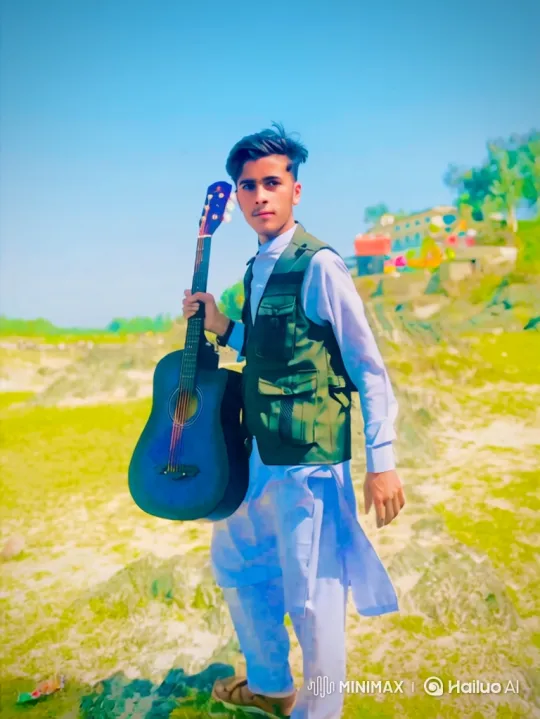 Young Couple Shares Serene Moment in Sunlit Landscape – AI Generated Video | Hailuo AI