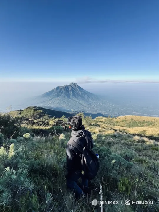 Panoramic Zoom from Mountain to Earth Orbit – AI Generated Video | Hailuo AI
