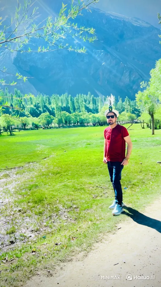 Couple Shares Peaceful Moment in Mountain Landscape – AI Generated Video | Hailuo AI