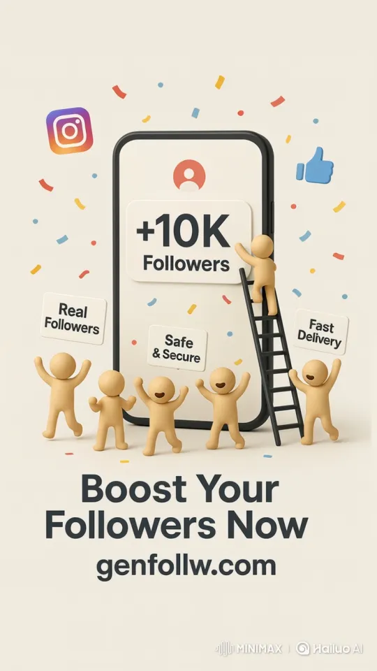 Animated Celebration of Gaining Followers on Instagram – AI Generated Video | Hailuo AI