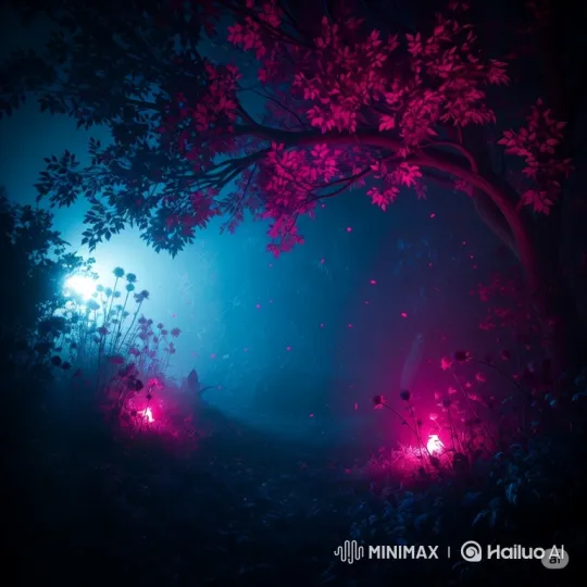 Mystical Creature Emerges in Enchanted Moonlit Forest – AI Generated Video | Hailuo AI
