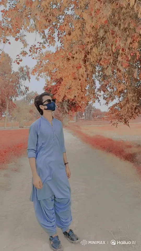 Serene Park Encounter of Two Young People – AI Generated Video | Hailuo AI