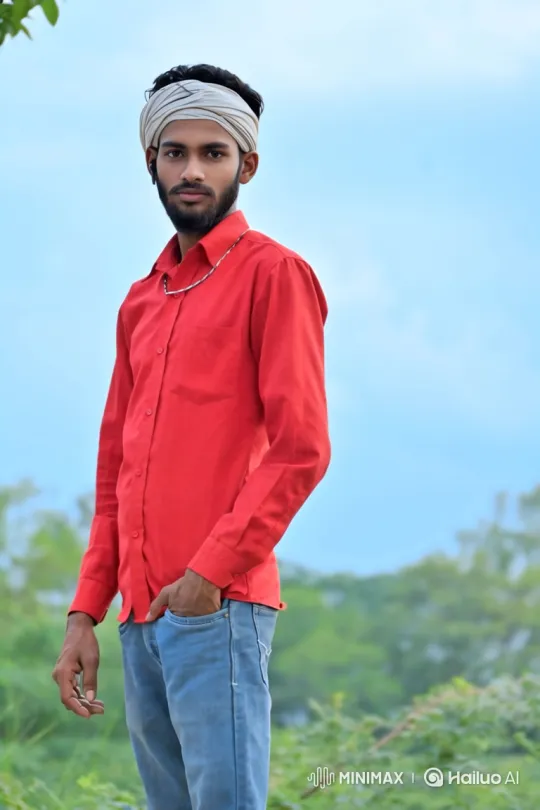 Contemplative Young Man in Serene Outdoor Setting – AI Generated Video | Hailuo AI
