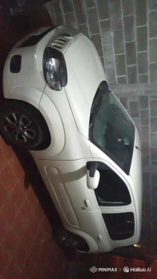 White Hatchback Lowers with Advanced Suspension – AI Generated Video | Hailuo AI
