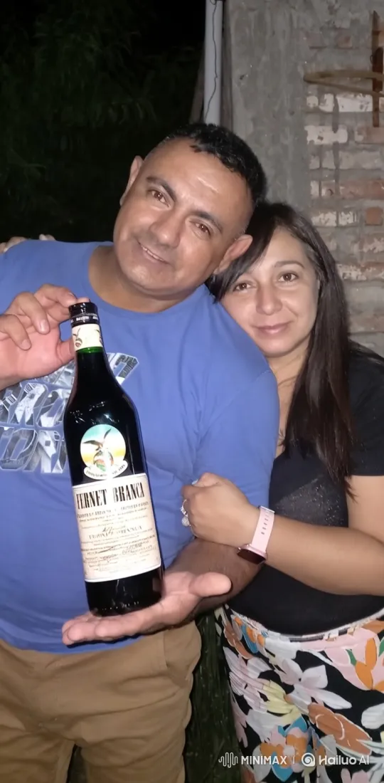 Couple Sharing Fernet Branca in Night Outdoors – AI Generated Video | Hailuo AI