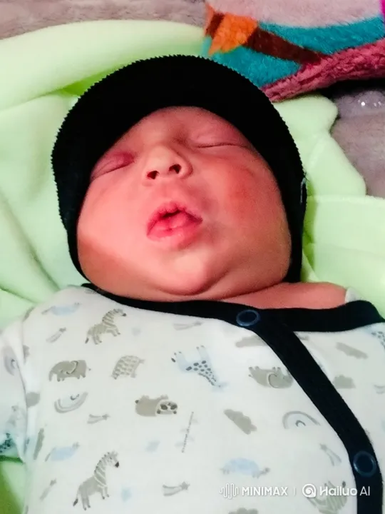 Newborn Baby Sleeps Peacefully in Soft Blanket – AI Generated Video | Hailuo AI