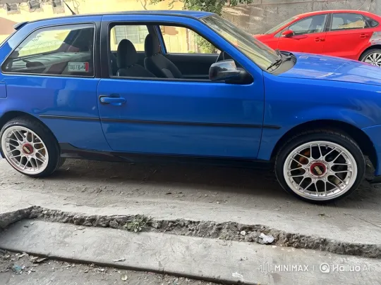 Blue Hatchback Custom Car Lowering Its Suspension – AI Generated Video | Hailuo AI