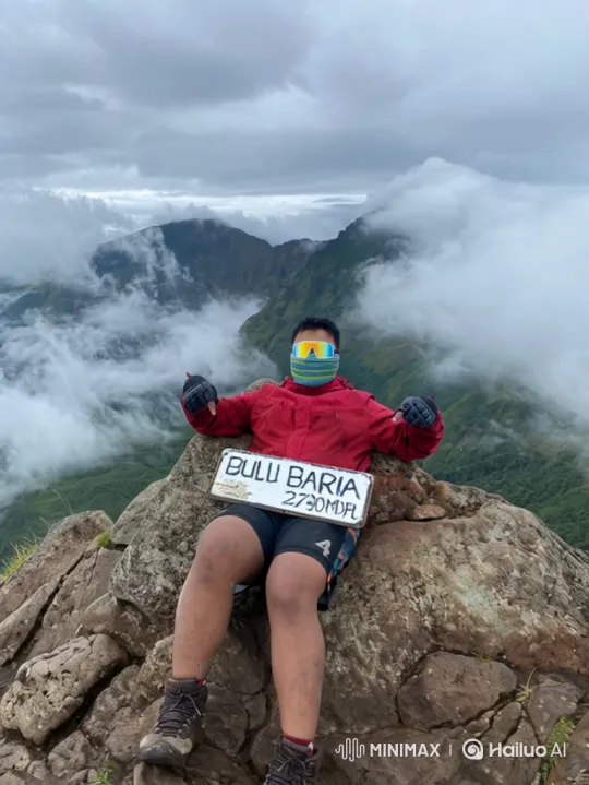 Hiker's Summit View Transitions to Earth from Space – AI Generated Video | Hailuo AI