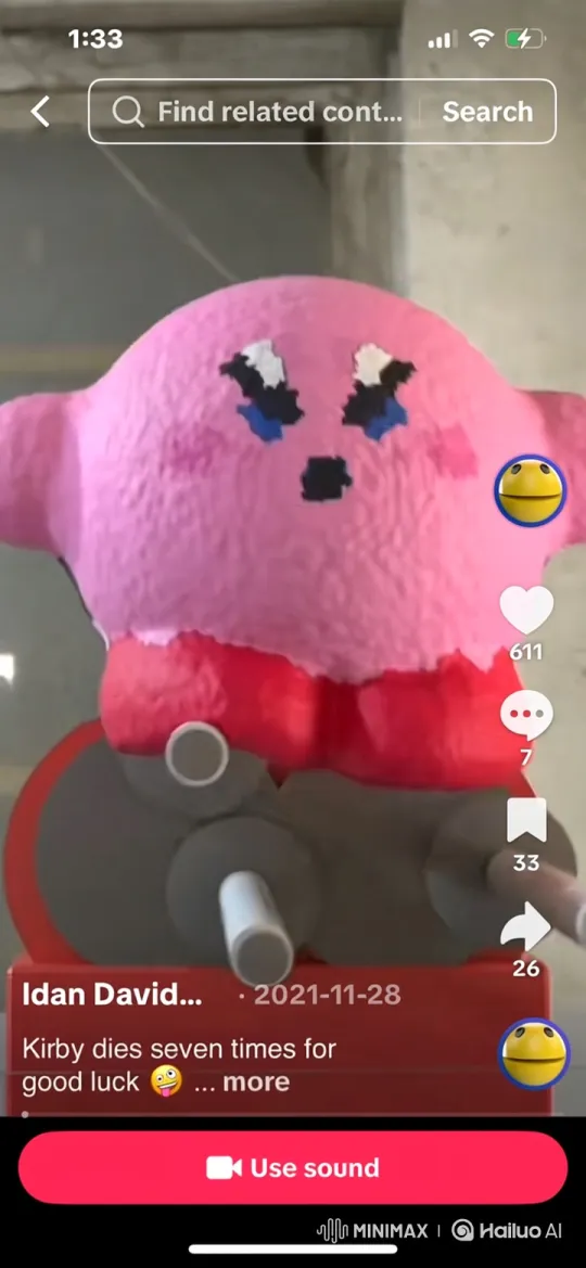 Kirby Melts and Turns into Candy by Machine – AI Generated Video | Hailuo AI