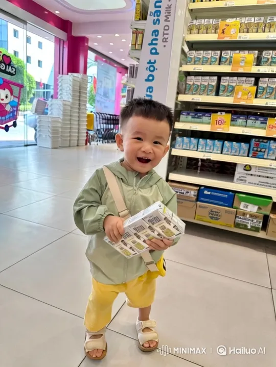 Boy Imagines Flying Plane in Animated Supermarket Adventure – AI Generated Video | Hailuo AI