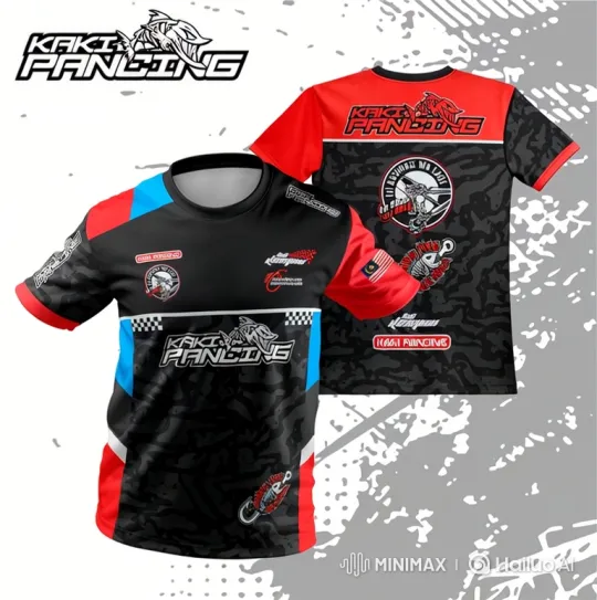 Custom 'KAKI PANCING' T-Shirt Design Showcase – AI Generated Video | Hailuo AI