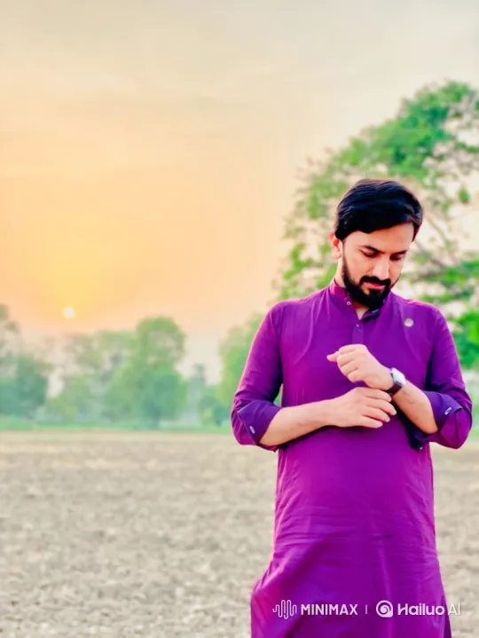 Couple Sharing Intimate Moment in Golden Hour Sunset – AI Generated Video | Hailuo AI