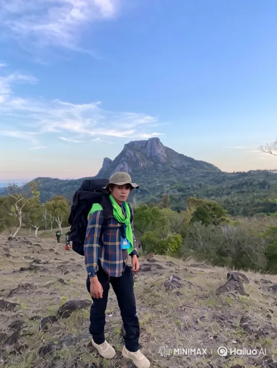 Cinematic Zoom-Out from Mountain Peak to Earth in Space – AI Generated Video | Hailuo AI