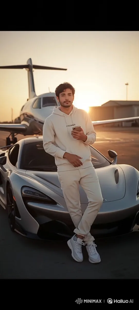 Golden Hour Reflections: A Young Couple's Serene Encounter – AI Generated Video | Hailuo AI