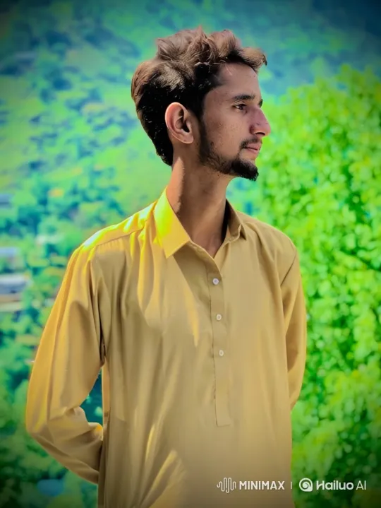 Young Man Reflects in Sunlit Landscape Tracking Shot – AI Generated Video | Hailuo AI