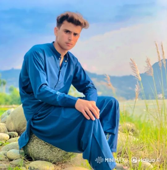 Traditional-Clothed Couple Sharing a Tranquil Moment by the River – AI Generated Video | Hailuo AI
