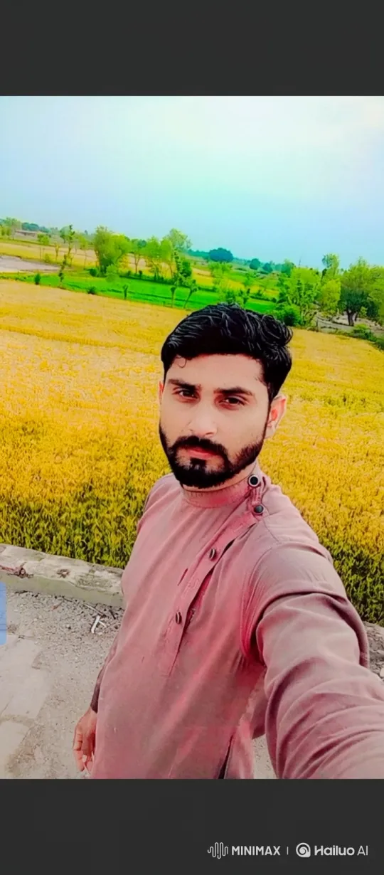 Man and Woman Share Silent Connection in Golden Fields – AI Generated Video | Hailuo AI