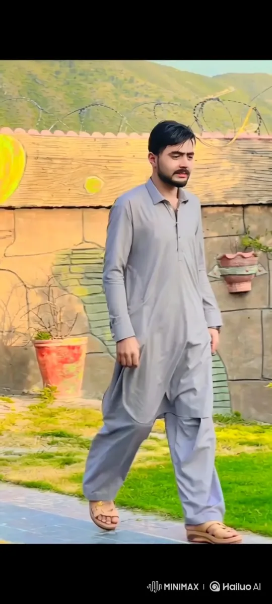 Young Man Pleading Silently in Traditional Attire – AI Generated Video | Hailuo AI