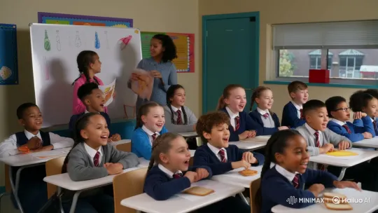 Schoolchildren Learn and Taste Health Benefits of Honey – AI Generated Video | Hailuo AI