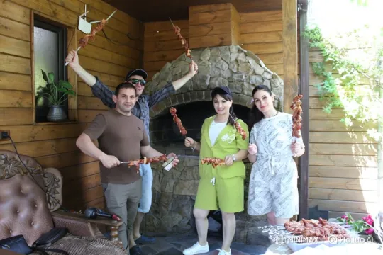 Friends Celebrate with BBQ on Patio – AI Generated Video | Hailuo AI