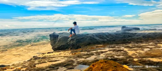 Contemplative Figure to Panoramic Earth View – AI Generated Video | Hailuo AI
